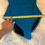 Gottex  Mikado Square Neck Swimsuit Bondi Blue Photo 10