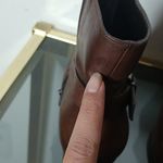 Ralph Lauren brown leather heeled boots size 7.5 Photo 10