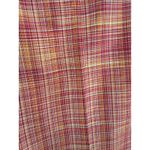 Talbots  Pure Silk Plaid Orange Career‎ Dress Pants Women's Size 14 Photo 3
