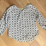 Roberta Roller Rabbit  Women's Small Black & White Cotton Long Sleeve Tunic‎ Photo 0