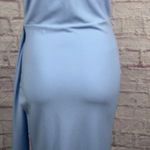 Cider  Satin Sweetheart Runched Split Maxi Dress Size Medium Photo 6