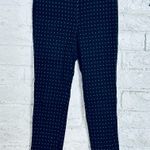 White House | Black Market  The Slim Ankle Pants Size 6 Black Polka Dot Photo 12