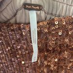 Free People Morelia Sequin Joggers in Copper Western Boho Medium Gently Used Photo 3