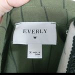 Everly Anthropologie  Green Tee Shirt Tie Up Dress Casual Size M Photo 6