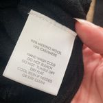 White + Warren black merino wool cashmere blend bow sweater sz Small Photo 5