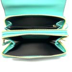 Forever Young  Bag Turquoise Magnetic Snap Wallet Phone‎ Strap Small Zip Closure Photo 4