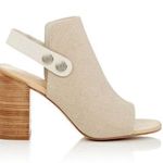 Rag and Bone Leigh Natural Canvas Open Toe Sandal Photo 0