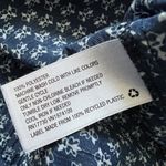 Knox Rose Shirt Womens Medium Boho Wrap Blouse Wide Bell Sleeves Blue Photo 9