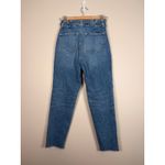 Hollister California Jeans size 5R Blue Denim Paperbag Waist Belted Straight Leg Photo 2