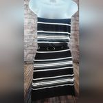 White House | Black Market striped tube top strapless style midi dress size med Photo 4