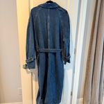 NWT Baum und Pferdgarten Delilah Denim Trench Coat Blue Size M Photo 8