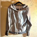 Lululemon Athletica Scuba Gray Zippered Fitted Hoodie 6 Photo 0