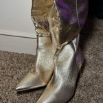JustFab  Metallic Boots Photo 1