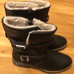 Nautica Women’s Winter Boots - Ladies Lined Mid Calf Snow Riding Shoes Black 7.5 Photo 3