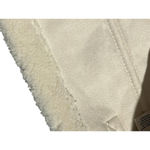 Scoop Fleece Jacket Womens XL Full Zip White Coat Buckle Accents Collared NWT Photo 10