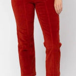 Judy Blue  Fez Corduroy Straight Leg Pants Size 15 32 Brick Red Photo 0