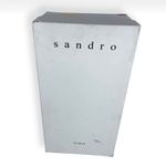 Sandro  PARIS Marine Blue Leather Suede E17 Amazing Sneakers Photo 9