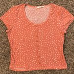 Hippie Rose  peach floral crop top Photo 0
