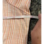 French Laundry  Orange Pink Short Sleeve Button Down Shirt Photo 4