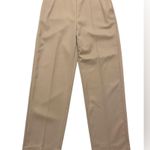 Dries Van Noten dress pants women straight leg tan wool Sz 8 NWT Photo 0