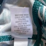 J. Jill Women's Fit Performance Leggings Tropical Palm White/Teal Photo 4