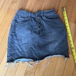 PacSun Frayed Denim Skirt Photo 0