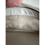 Michael Kors Women's Ivory Zip-Around Wallet Pebble Leather Logo Photo 13