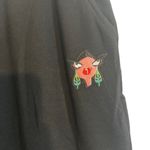 Badgley Mischka Black Original Artwork French Terry Face Logo Jogger Women Sz XL Photo 6