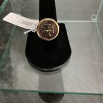 Tory Burch  Gold Logo Stone Ring New With Tags Photo 5