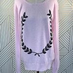 Wildfox Laurel Wreath Sequin Sweater in Pink Photo 0