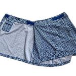 RipSkirt Hawaii Wrap Skirt Blue Dot Beach Swim Coverup Women’s Size Small Resort Photo 2