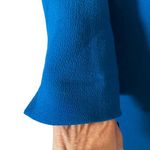 Nina McLemore Blue Button Front Jacket 100% Wool Women Sz 0 Photo 2