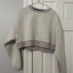 Nike Cropped Crewneck - Gray Photo 0