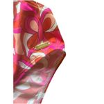 LASCANA For VENUS‎ One Piece Pink Orange Open Back Retro Floral Halter Size 12 Photo 1