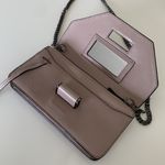 Mackage  Zoey-C Leather Envelope clutch/crossbody with Gunmetal Chain Bag Photo 4