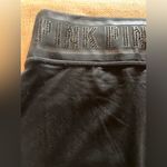 PINK - Victoria's Secret PINK Victoria Secret Ultimate YOGA Black Pant LG beaded full length high waist Photo 9