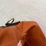 Lucky Brand Buckman Leather Cognac Colored Purse Photo 8