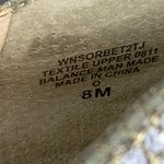 Nine West Golden Silver Glitter Heels Size 8 Photo 7