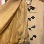Talbots 100% Pure Camel Hair Lined Jacket Coat Horn Toggle Button Close-Petit 12 Photo 2