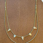Kendra Scott  Gold Layered Necklace with Geometric Charms Photo 0