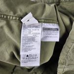 Levi's  Women's Military Shirt Jacket Green Embroidery Size M Medium Photo 6