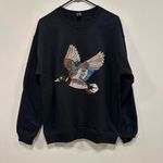 Gildan Duck hunting sweatshirt! Glitter sequin mallard duck sweater size medium Photo 2