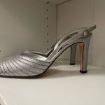 St. John  Metallic Striped Heels Photo 2