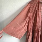 Torrid Womens Jacket Cardigan Blush Pink Crochet Lace Open Front Drape Size 3X Photo 5