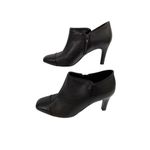 Antonio Melani ‎ Womens Ankle Bootie Heeled Soft Leather Dark Brown Size 6.5 US Photo 1