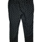 Amanda & Chelsea Black & White Geometric Square Printed Straight Leg Pants 8 Photo 1