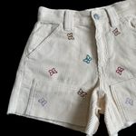 PacSun Women’s Embroidered Butterfly Corduroy Cutoff Shorts Size 25 High Waist Photo 4