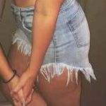 Altar'd State Frayed Denim Shorts  Photo 0