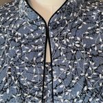 Alex Evenings  Mandarin Neck Twinset Tank Top and Jacket Wedgewood Blue Gray 1X Photo 12