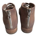 Free People  Leather Emma Cut-Out Booties Tan Size 9 Photo 6